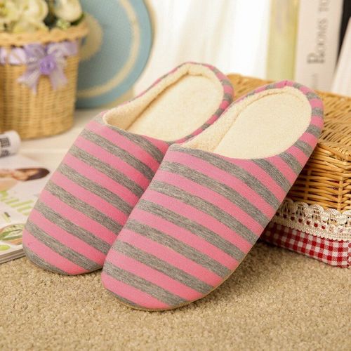 Femmes Chaussures D'intrieur D'hiver Silencieux Pantoufles En Peluche Pantoufles De Coton Couple Antidrapant Chaud Coton Pantoufles Zapatillas De Casa