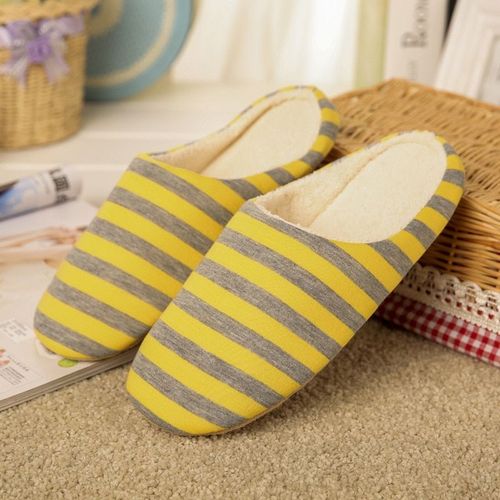 Femmes Chaussures D'intrieur D'hiver Silencieux Pantoufles En Peluche Pantoufles De Coton Couple Antidrapant Chaud Coton Pantoufles Zapatillas De Casa
