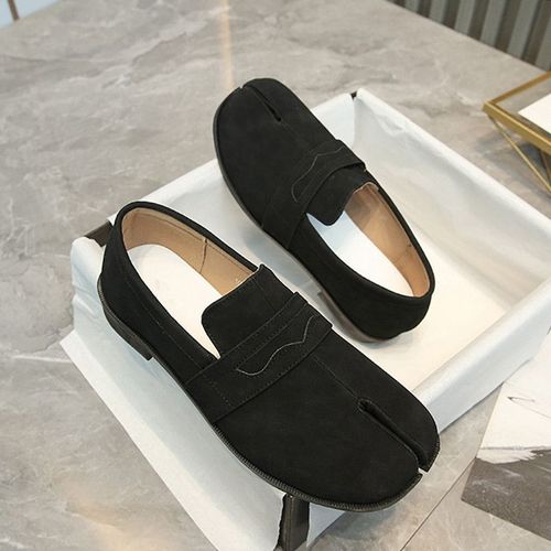 Fendu Parker-Mocassins En Cuir Verni Pour Femmes,Chaussures Plates Dcontractes Pour Dames,Espadrilles Noires Confortables  Enfiler,Escarpins Habnomme Pour Femmes - 39