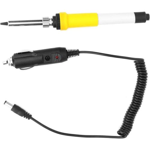 Fer  Souder Portable, Fer  Souder lectrique Voiture Portative Dc 12v 60w Fer  Souder Avec Prise Allume-Cigarette