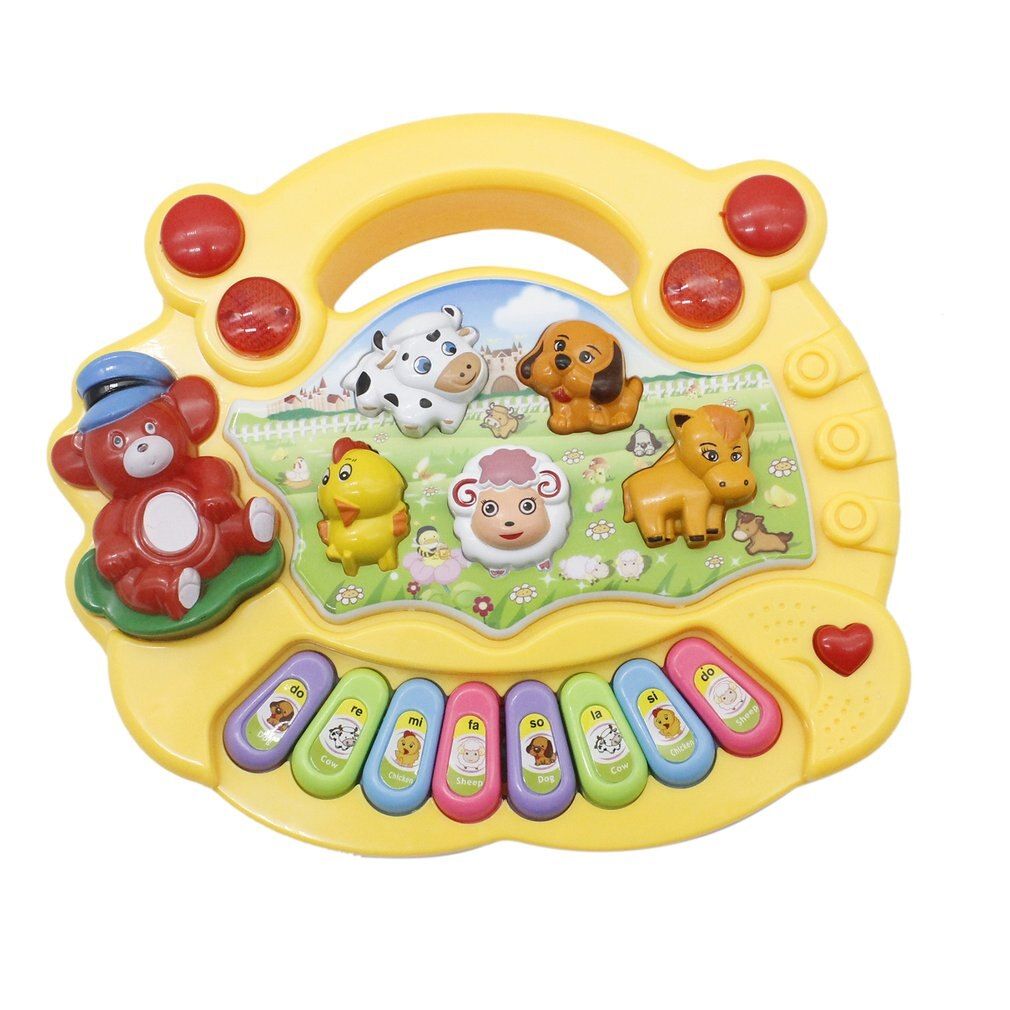 Ferme Animal Son Enfants Piano Musique Jouet Musical Animaux Sonnant Clavier Piano Bebe Jouer Type Instruments De Musique B Rakuten