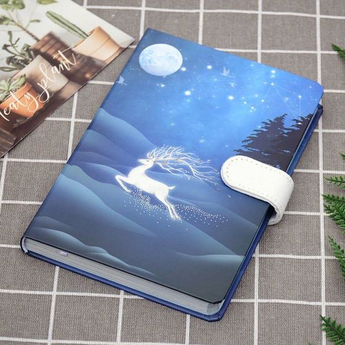 Fermoir Magntique pais De Style Ancien Pour Journal Intime, Joli Dessin Anim Coren, Cerf, Carnet De Notes A5