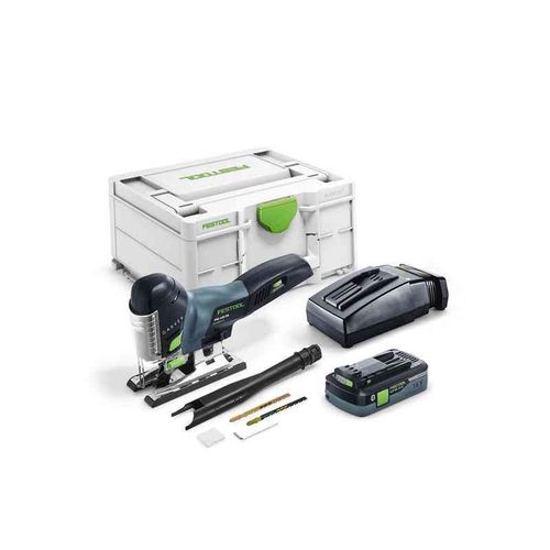 Festool Scie Sauteuse Sans Fil Psc 420 Hpc 4,0 Ebi-Plus Carvex + Batterie 4,0 Hpc-Asi + Chargeur Tcl 6 - 576525