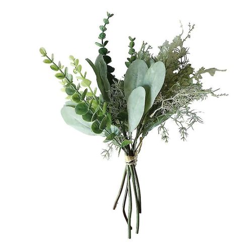 Feuille Artificielle Plante Florale Branche D'arbre Vert Mariage Dcor  La Maison Vert