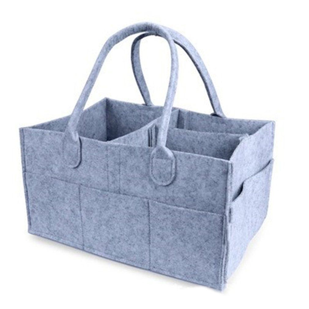 Feutre Couche Culotte Sac De Rangement Couches Pour Bebes Caddy Nursery Portable Boite De Rangement Voiture Sac Voyage Bebe Lingettes Sac Gris Clair Rakuten