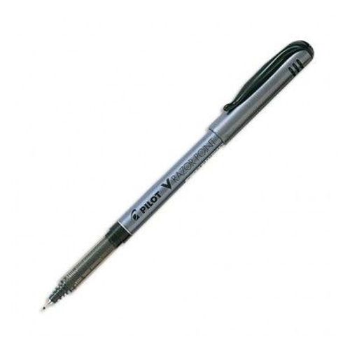 Pilot Stylo Feutre Pointe Ultra-Fine Bague Mtal Encre Liquide Noire Corps Plastique V-Razor Point