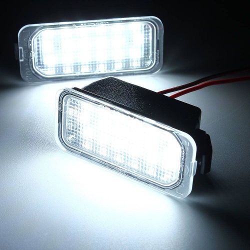 Feux De Plaque D'immatriculation Pour Ford Kuga S Max Mondeo Mk4 Mk5 Mk2 Fiesta 2008  2019 Focus Abs Plastique 12v Led, 2 Pices