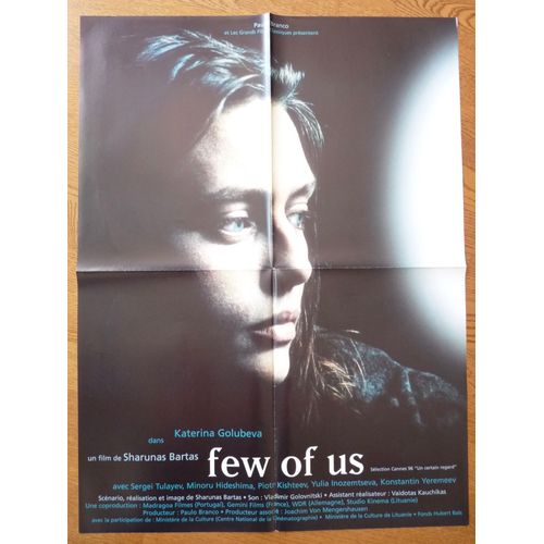 Few Of Us De Sharunas Bartas Avec Katerina Golubeva... - Affichette Originale De Film Format 80 X 60 Cm