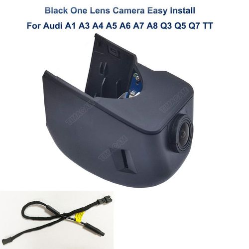 FHD Wifi voiture DVR Dash Cam camra pour Audi a4 b8 b9 a3 8v 8p a5 a6 c7 a7 q5 q7 q3 q8 q2 q4 s3 8v s5 b9 s4 b8 tt rs 2004-2012 - Type Black One Cam New-32GB