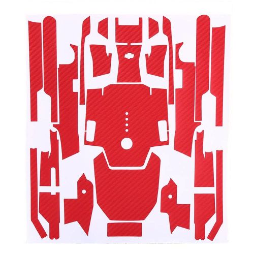 Fibre De Carbone Autocollant Wrap Autocollant Skin Rc Accessoire Pour Dji Mavic Pro Drone & Controller Rouge