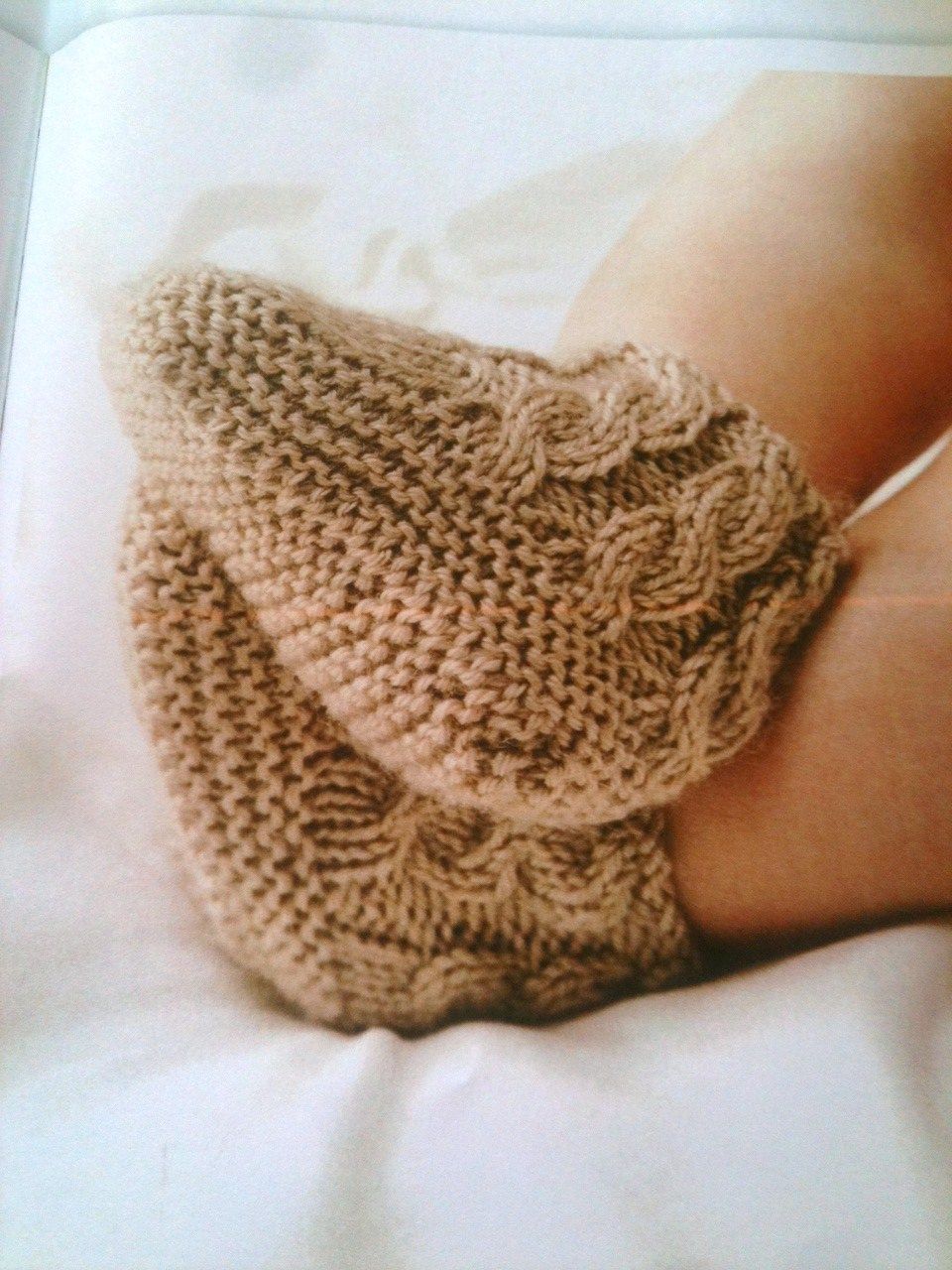 Fiche De Tricot Chaussons Bebe Maille Irlandaise Rakuten