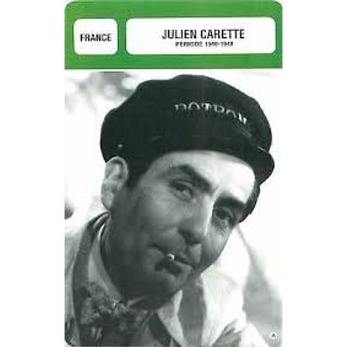 Fiche Monsieur Cinema Julien Carette [1940-1949]