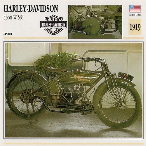 Fiche Moto Passion Harley-Davidson Sport W 584