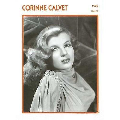 Fiche Portrait De Star Corinne Calvet