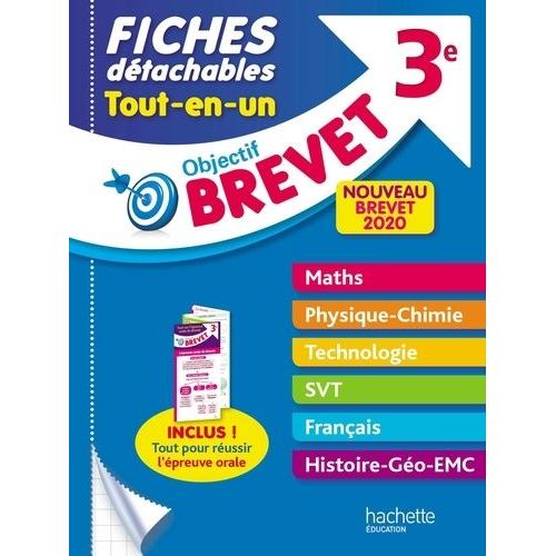 Tout-En-Un 3e - Fiches Dtachables    Format Beau livre 