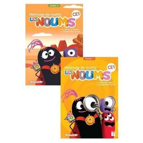 Mthode De Maths Ce1 Les Noums - Fichier De L'lve En 2 Volumes    Format Grand Format 