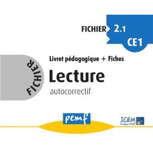 Fichier Lecture 2.1 Ce1 - Pack Enseignant (Livret Pdagogique + Fiches Elves)  