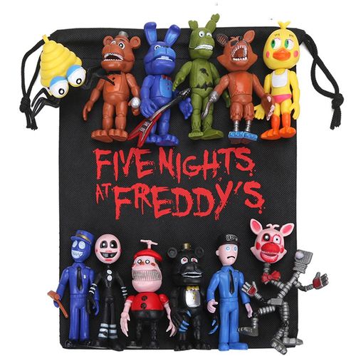 Figuriine Fnaf Chica Bonnie Foxy Freddy Fazbear Ours 13pcs Rakuten
