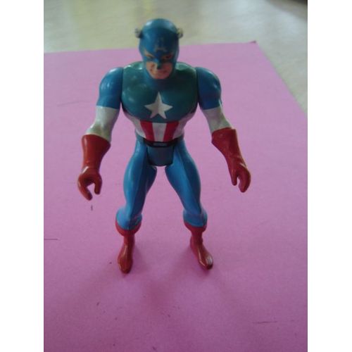 Figurine Articule Marvel " Captain Amrica " Anne 1984 * 11 Cm