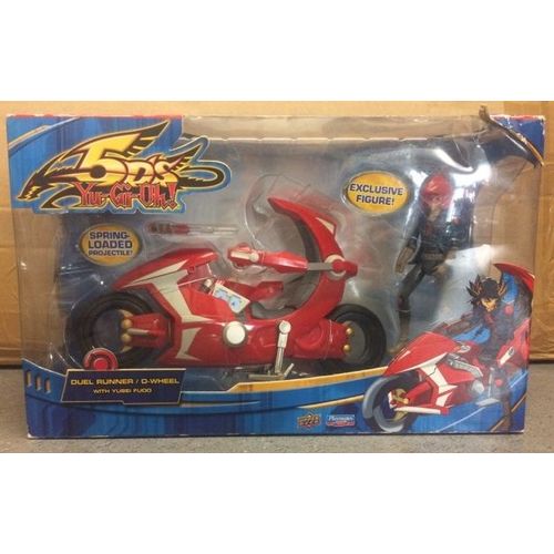 Figurine Articule Yu-Gi-Oh Duel Runner / D-Wheel With Exclusive Yusei Fudo Action Figure