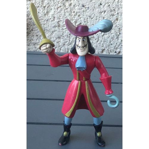 Figurine Capitaine Crochet, Peter Pan, Walt Disney, Dessin Anim