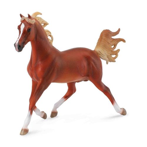 Figurine Cheval : Deluxe 1:12 : Etalon Arabe Alezan
