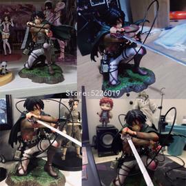 Figurine De Dessin Animé L'attaque Des Titans Levi Ackerman Jouets De ...