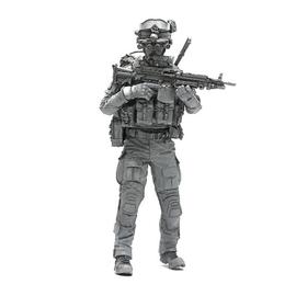 Soldat des forces spéciales afro-américaines fabriqué avec une vraie  figurine LE
