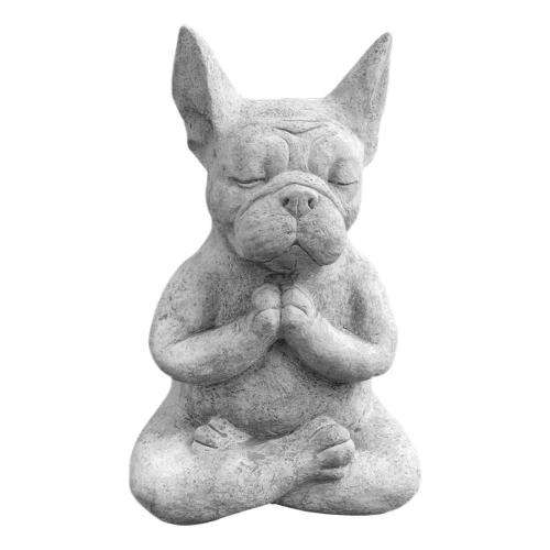Figurine De Yoga Zen Jardin, Haute Qualit, En Poly Rsine, Dcoration De Bureau, De Cour, Ornement De Chien, Bouddha, Mditation, 2021