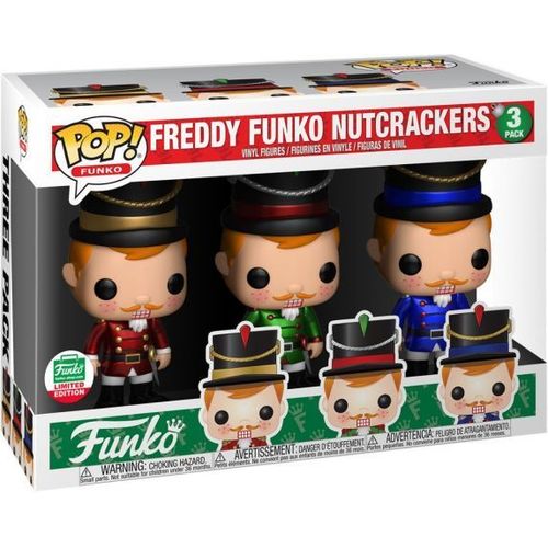 Figurine Funko Pop - Freddy Funko - Freddy Funko Casse-Noisettes - 3-Pack (21629)