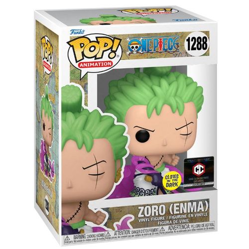 Figurine Funko Pop - One Piece N1288 - Zoro (Enma) - Glow In The Dark (65028)