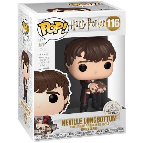 Figurine Harry Potter - Neville Longbottom With Monster Book Pop 10cm