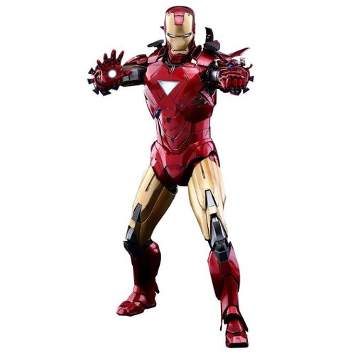 Figurine Hot Toys Mms378d17 - Marvel Comics - The Avengers - Iron Man Mark 6 Standard Version