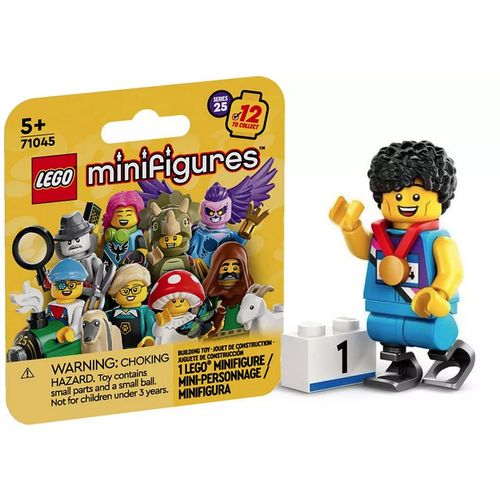 Figurine LEGO Minifigure Srie 25 - Le coureur paralympique Sprinteur (4)