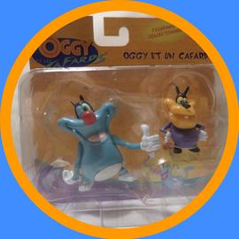 NEUF Lansay OGGY ET 3 CAFARDS FIGURINES A COLLECTIONNER 