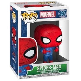 Figurine POP MARVEL Spider-Man En Pull Moche Noël Funko Pop