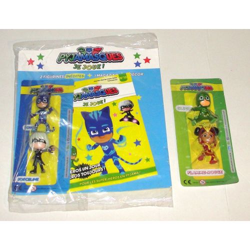 Figurine Pyjamasques Animation Pj Masks Frog Box Yoyo Sorceline Gluglu Flamme Rouge