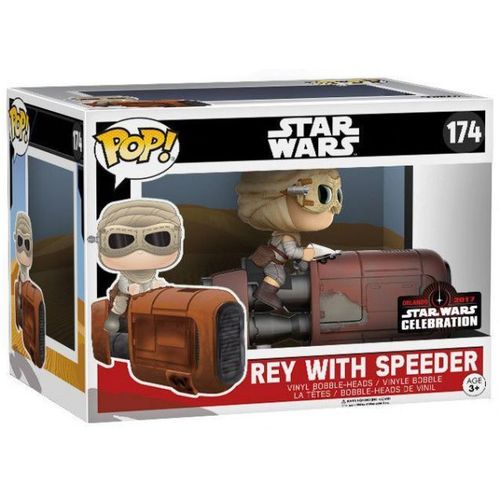 Figurine Pop - Star Wars The Force Awakens - Rey On Speeder - Funko Pop