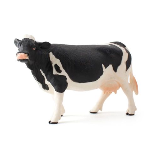 Figurines D'Animaux De Ferme En Pvc, Simulation De Vache  Lait, Volaille, Btail, Veau, Taureau, BUf, Collection De Figurines D'Action, Joli Modle De Jouet, Cadeau Pour Enfants