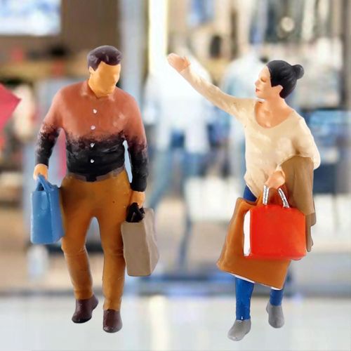 Figurines De Courses En Rsine 1/64, Modle Architecture, Micro Paysage, Jouets Pour La Construction Et La Disposition