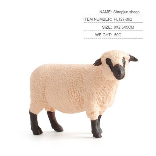 Figurines En Forme De Mouton Mrinos Pour Enfants, Ravissants Animaux De Volaille, Modle D'action, Jouet ducatif, Cadeau