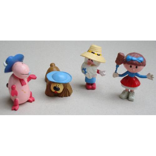 Figurines Le Mange Enchant : Pollux, Azale, Margote, Le Bonhomme Jouvence