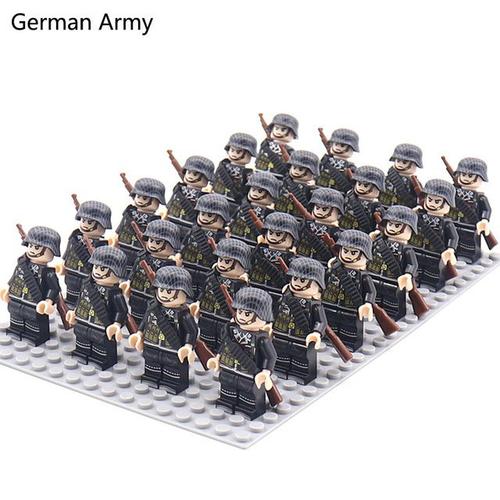 Figurines militaires de la seconde guerre mondiale 24 pièces modèle de