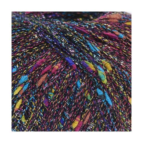 Fil Complment  Tricoter Creative Make It Rainbow Glitz - Rico Design 01 Noir