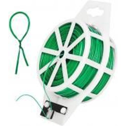 Fil De Fer Souple Plastifi Avec Coupe Fil 100 Mtres