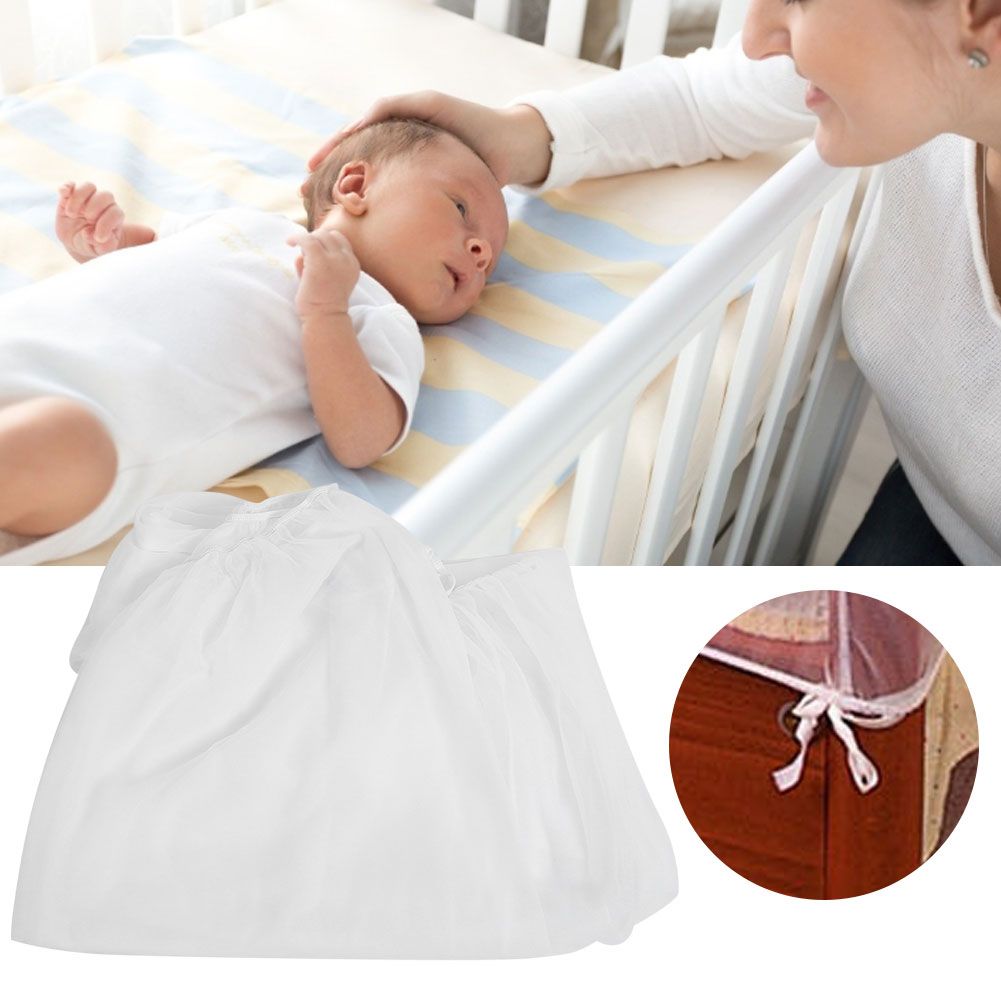 Filet Anti Insectes De Lit Bebe Moustiquaire A Baldaquin Tout Petits Housse De Filet De Lit Bebe 136 X 68 X 68 Cm Rakuten