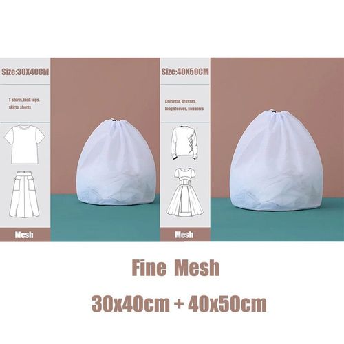 Filet De Lavage  Grande Maille,4 Pices/Ensemble,Panier  Linge,Sous-Vtements,Rutilisable,Tissu Dlicat, - Type Fine Mesh 2pcs #B
