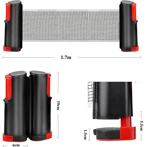 Filet De Ping-Pong Rtractable, Filet De Table De Ping-Pong Portable Longueur Rglable 170 Cm Pour Table De Ping-Pong, Bureau, Table  Manger,