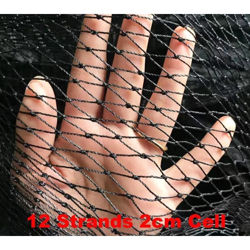 Filet De Protection Contre Les Oiseaux,Filet De Jardin,Filet De Protection Contre Les Oiseaux,Les Cerfs,Les Chats Et Les Chiens,Filet De Poulailler Jetable,Filet De - Type 12 Strands 2cm Cell-3m X 5m