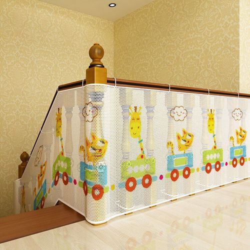 Filet De Scurit Pour Enfants,(300lx74h Cm) Train D'animaux Filet De Scurit Pour Escalier 3 Mtres, paissir Le Filet De Balcon Pour Bb Et Le Filet De Scurit Pour Escalier, Filet Pour Enfant